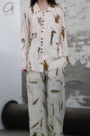 Archivio J.M.Ribot Natural dyed trousers PA30/W/EP